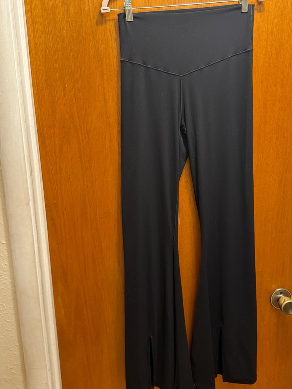 Aerie Black High-Waist Flare Yoga Pants